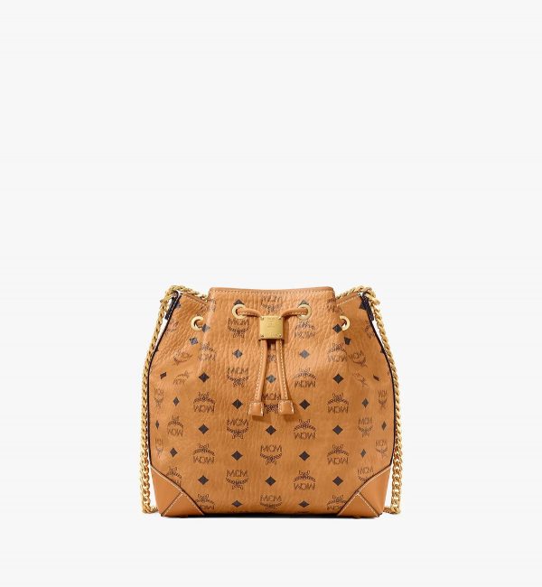 MCM Soft Berlin Drawstring Bag in Visetos