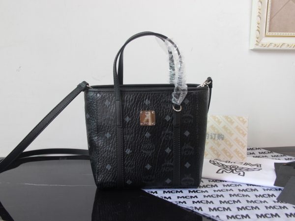 MCM Mini Shopping Bag Black