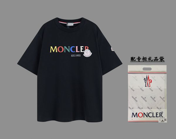 MONCLER~Mongolia new season digital printing short-sleeved T-shirt