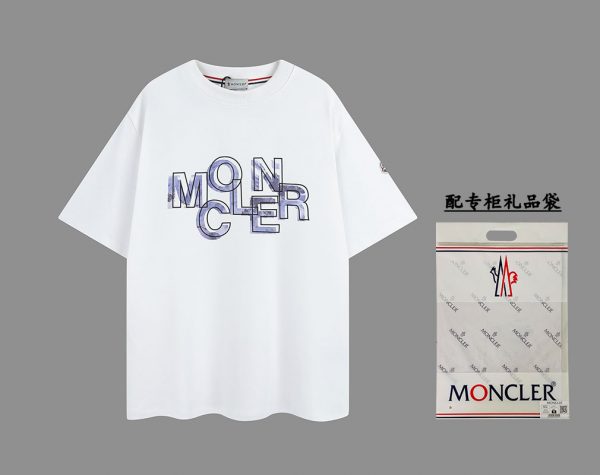 MONCLER~Mongolia new season digital printing short-sleeved T-shirt