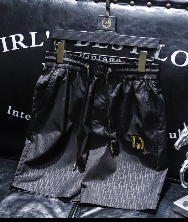 Brand [DIOR] 23ss spring and summer new men's fashion casual shorts high-quality custom original fabric