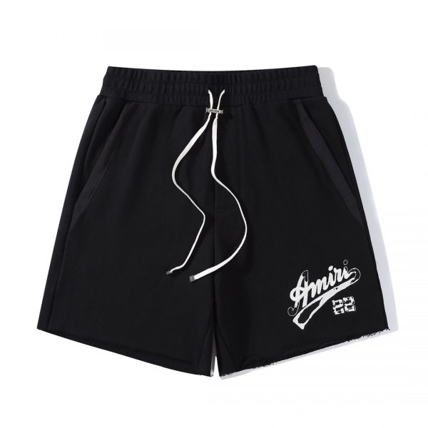 AMIRI 23SS terry embroidered track shorts