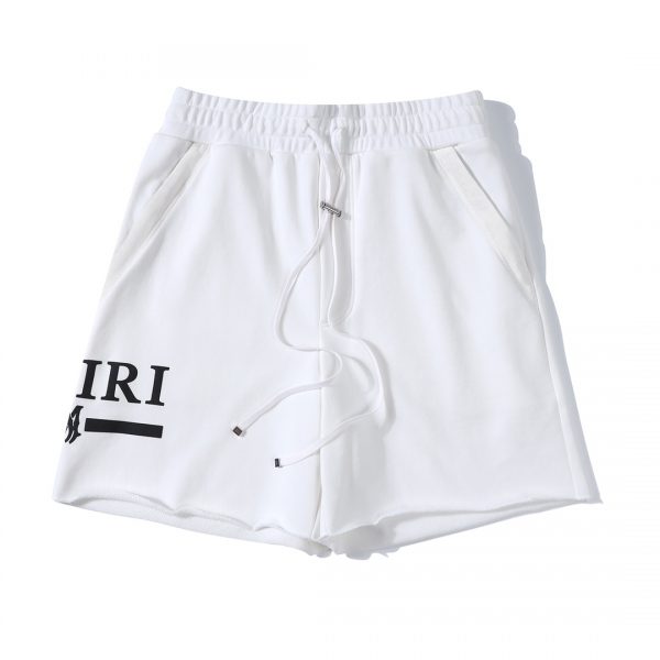 AMIRI 22ss foam print terry drawstring shorts