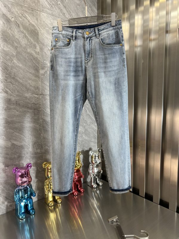 ❤️YSL/Yves Saint Laurent Spring/Summer New Products Three Standards Complete Micro-elastic Jeans Good products don't need too much introduction