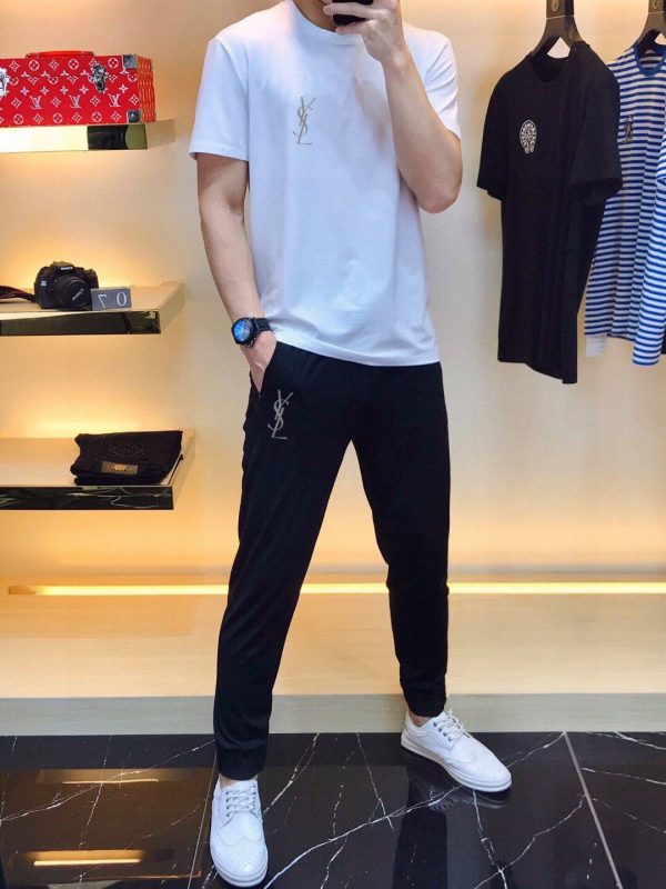 [YSL Saint Laurent] (Fat Gospel) 2023 official website with the same style. World famous luxury brand. Summer men