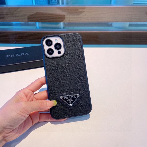 PRADA official website same style all-inclusive mobile phone case with precise hole position B