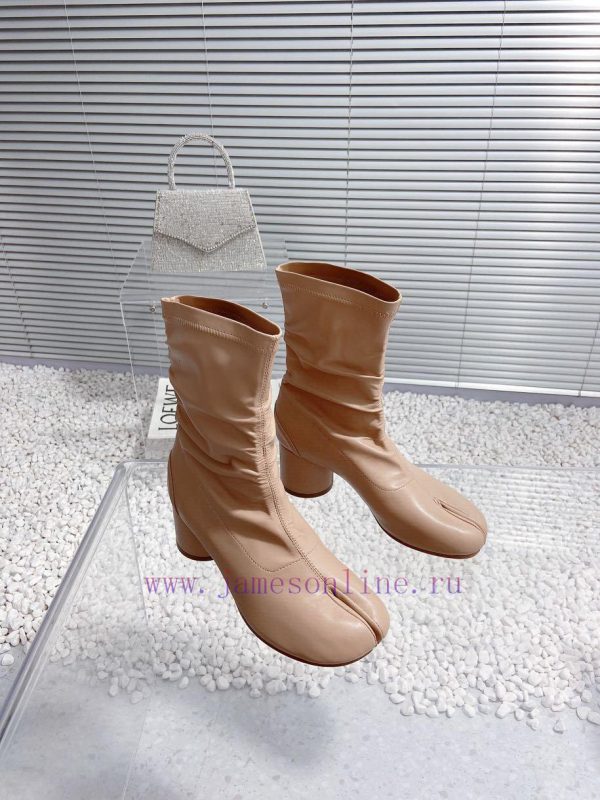 πεδιλα με πετρες επωνυμα | High qualityMaison Margiela MM6 new round heel pinch toe elastic boots and short bootsMateri0ymlwafn | prada sunglasses women