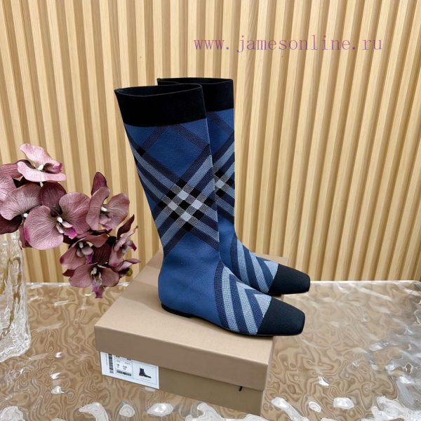 πεδιλα χρυσα με μπαρετα | Burberry launches its latest square toe slim heel plaid elastic knitted socks boots in 2024—5bc2c4y0 | poison girl dior hondos center