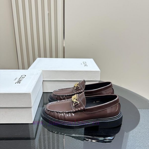 παντοφλεσ δερματινεσ castor | Top Celine Celine 2024 Autumn/Winter New Arc de Triomphe Tassel Retro Thick soled Le Fu Shoepx95mot0 | dior envol 1 sunglasses