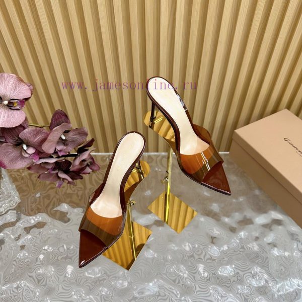 κοκκιν πεδιλα χαμηλα συνδυασμοι ρουχων | Gianvito Rossi 2024 Classic Pointed PVC Film High Heels Half Drag————————————Its appearance osb3im97 | prada 16rs 1ab1x1